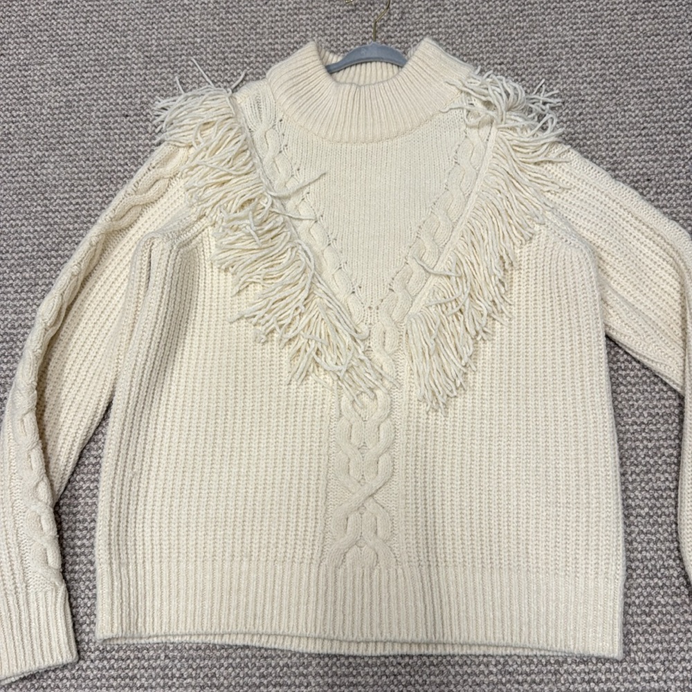Creamy white Tuckernuck sweater